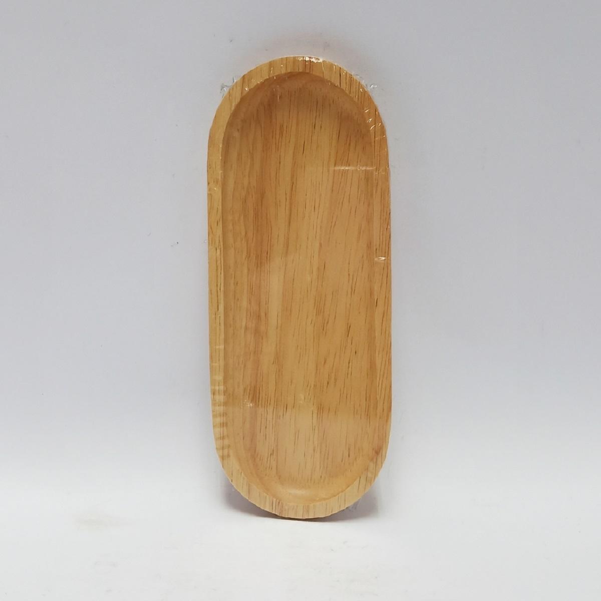 Oval Shape Wooden Tray
